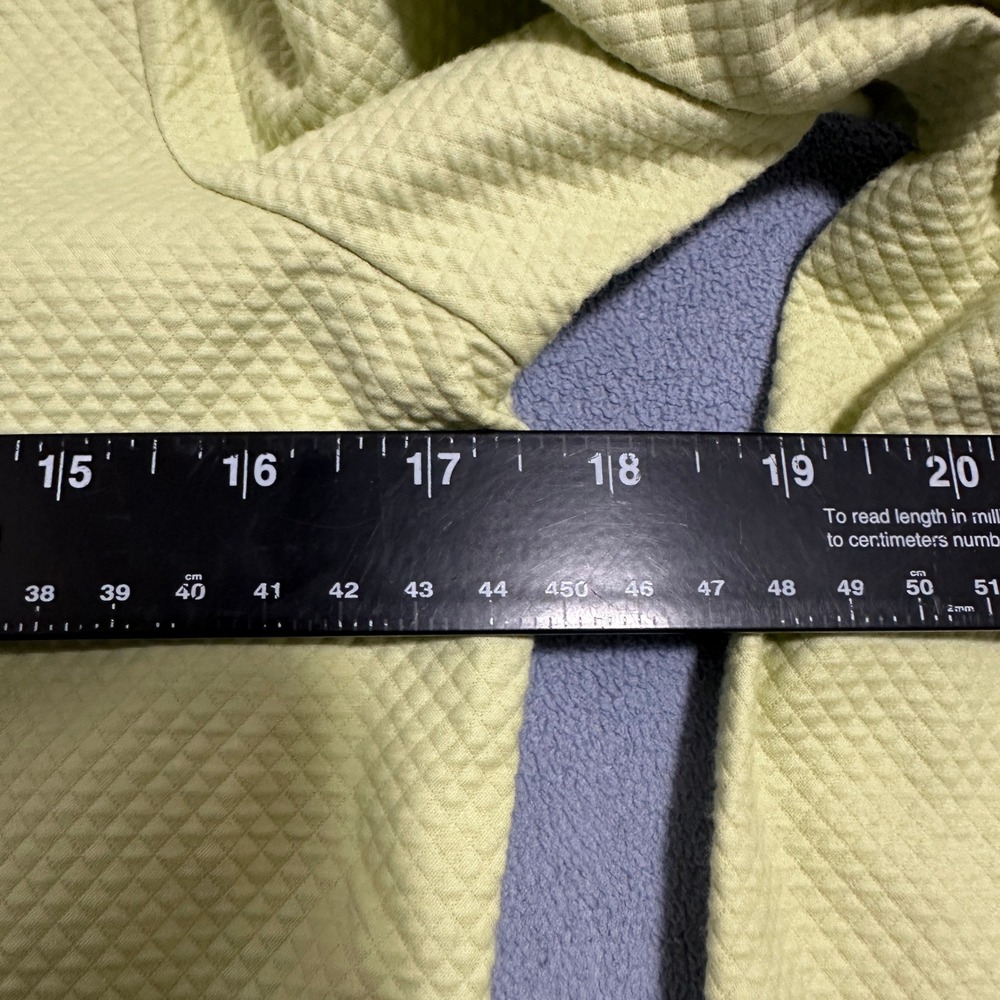 Eileen Fisher Chartreuse Quilted Zip Up Jacket Mock Neck Yellow Size Petite PP - Picture 6 of 11